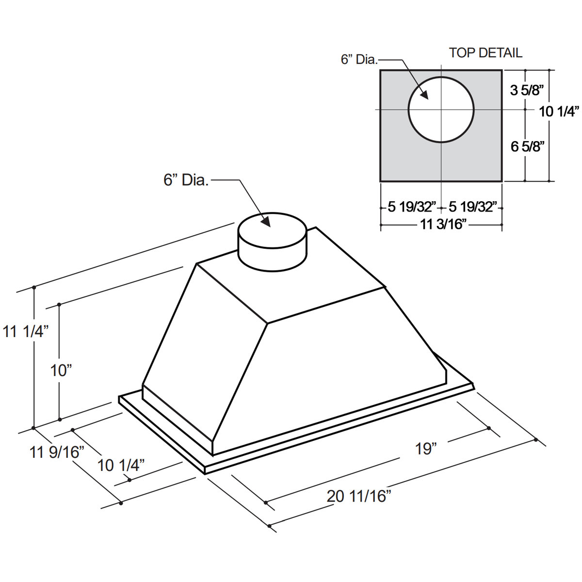 XO Appliance 28" 395 CFM Convertible Insert Range Hood | Wayfair